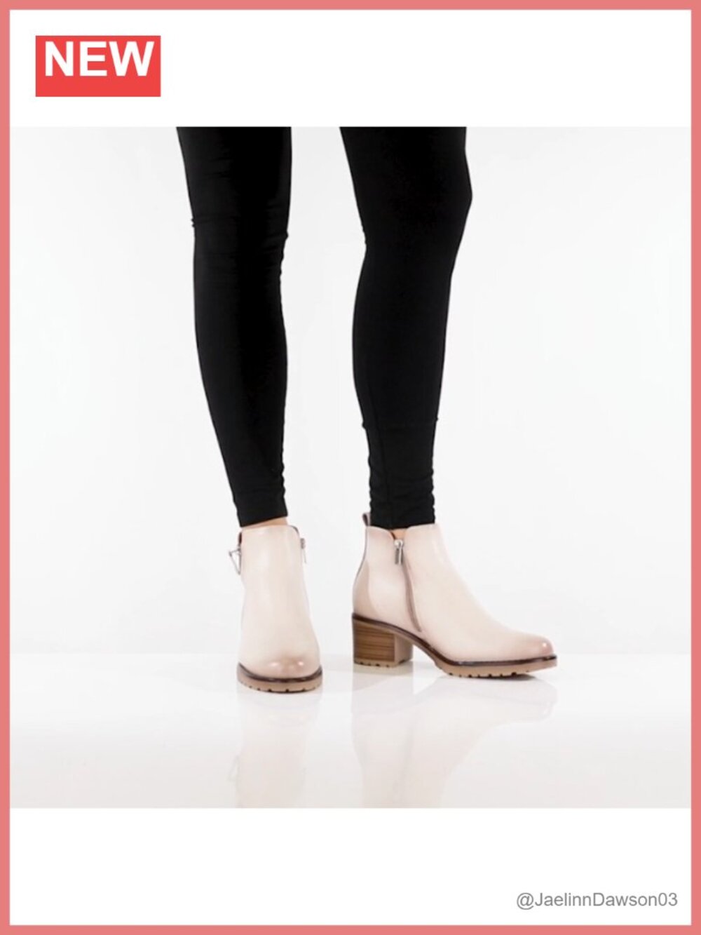 Waterproof Faux Fur Lined Ankle Boots with Zipper Closure - Picture 6 of 6